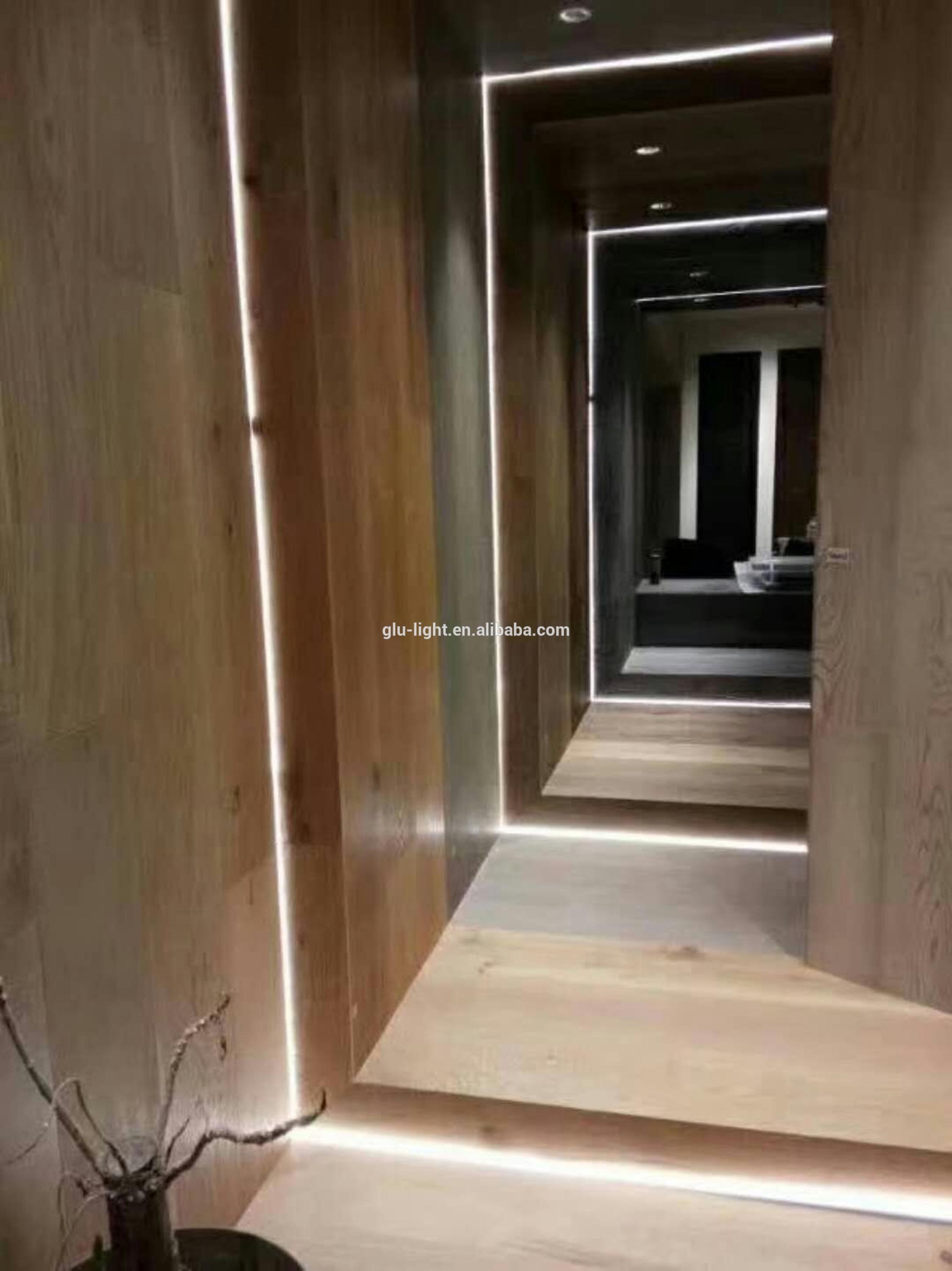 China Recessed Alu LED profile With Flange for led flexible led strip